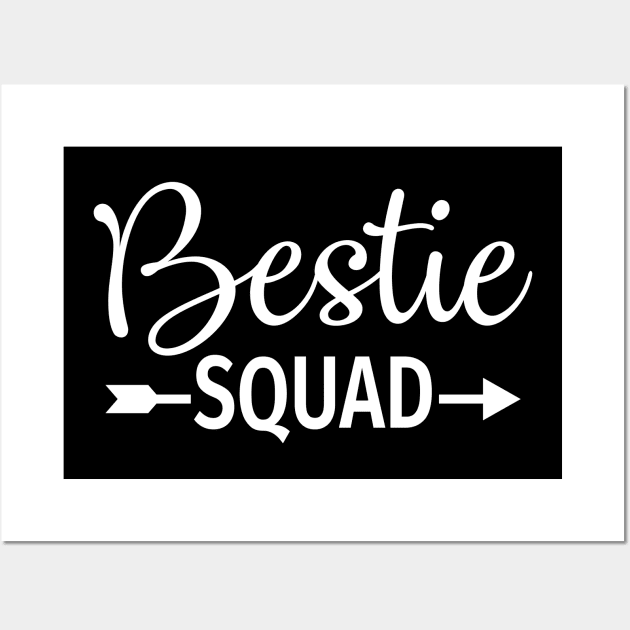 Bestie Squad Best Friend Forever Wall Art by victorstore